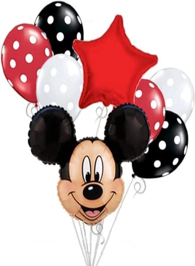 Secret Mickey Mouse Head Balloon Bouquet Set Birthday Baby Shower Party Decoration by DecorationTime