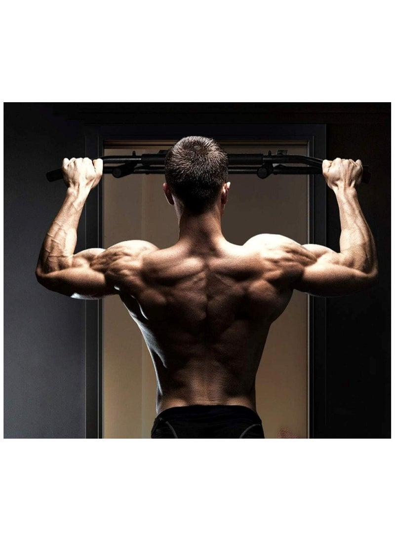 Huitich Steel Pipe Push-Up Bars Set with Comfort Sponge Grips Black 56x7x21.5cm  - Image 2