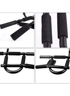 Huitich Steel Pipe Push-Up Bars Set with Comfort Sponge Grips Black 56x7x21.5cm  - Image 5
