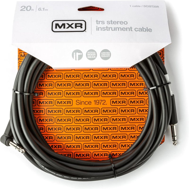 MXR 20 Ft TRS Stereo Instrument Cable - Image 1