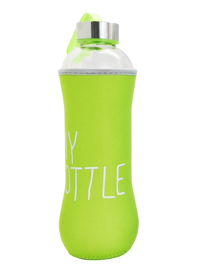 Cuisine Art - Glass Drinking Bottle With Leak Proof Lid, Best as Reusable Drinking Bottle, Juice Beverage Container Assorted Color, 600ml - Image 1