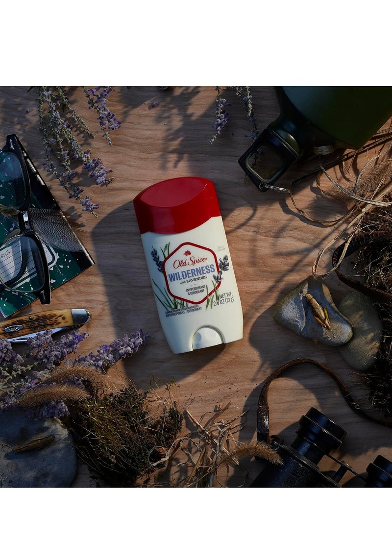 Old Spice - Old Spice Antiperspirant Deodorant for Men Inspired by Nature Wilderness With Lavender Invisible Solid 2.6 oz - Image 1