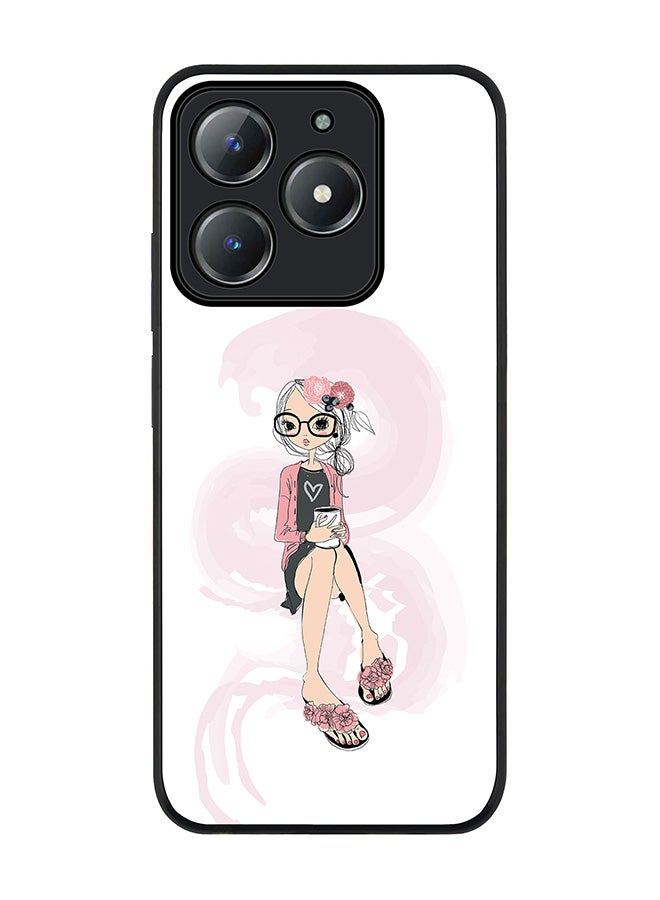 Stylizedd For Realme C63 / Realme C61 4G Case,Slim fit Camera Protection, Shockproof Thin Phone cover  - Nerdy Cute  - Image 1