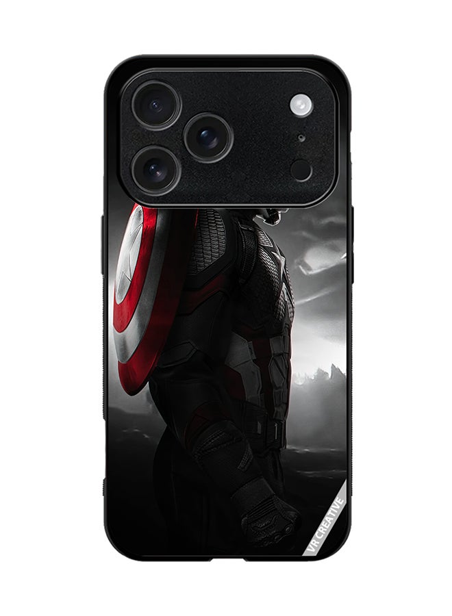 Protective Case Cover For Apple iPhone 17 Pro Captain America Design Multicolour