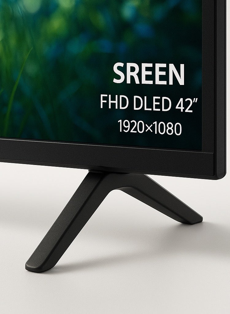 سرين سرين شاشة 42 بوصه , وضوح عالي الجودة LED - FHD سمارت اندرويد 14 - بدون اطار - SRET-42S1  - Image 5