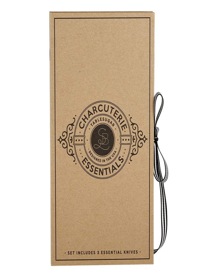 Santa Barbara Design Studio Gift Set Kitchen Essentials TableSugar Kraft Cardboard Book Gift Box, 3-Pieces, Charcuterie Essentials - Image 2
