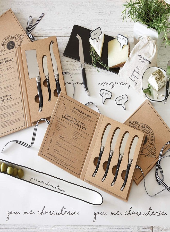 Santa Barbara Design Studio Gift Set Kitchen Essentials TableSugar Kraft Cardboard Book Gift Box, 3-Pieces, Charcuterie Essentials - Image 3