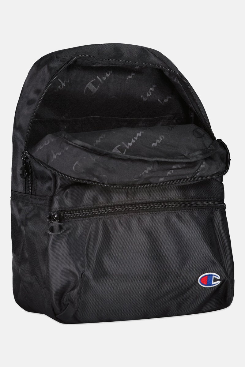 Champion Women Embroidered Logo Mini Backpack, Black - Image 3