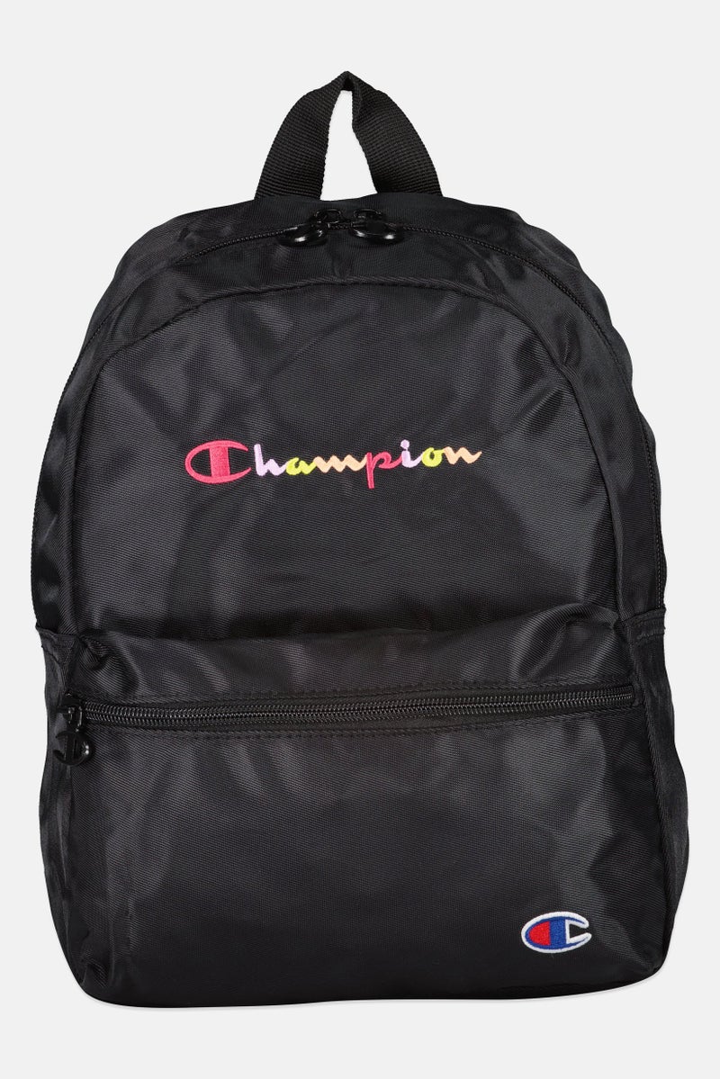Champion Women Embroidered Logo Mini Backpack, Black - Image 1