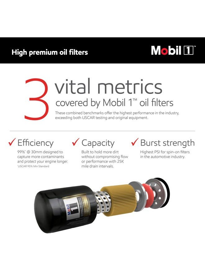 Mobil 1 M1-210A Extended Performance Oil Filter, Pack of 2 - Image 5