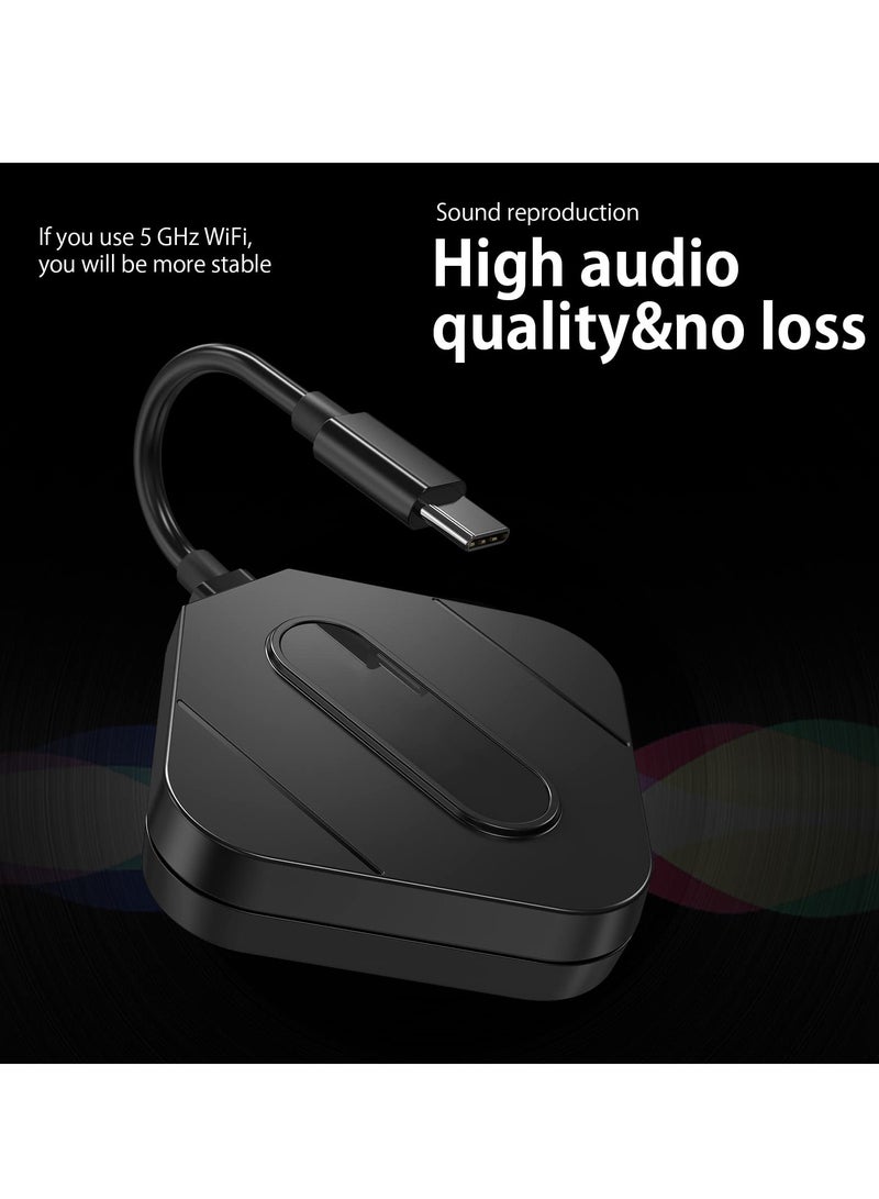 SOLARAE Android Auto Wireless Adapter for Car, Wireless Android Auto Car Adapter for OEM Factory Wired Android Auto Cars, Wireless Android Aauto Aadapter Converts Wired to Wireless Android Car Play - Image 5