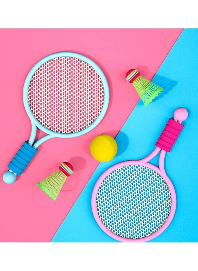 KASTWAVE Kids Tennis Racket Set For Toddlers Indoor/Outdoor (1 Pair Blue) - Image 2