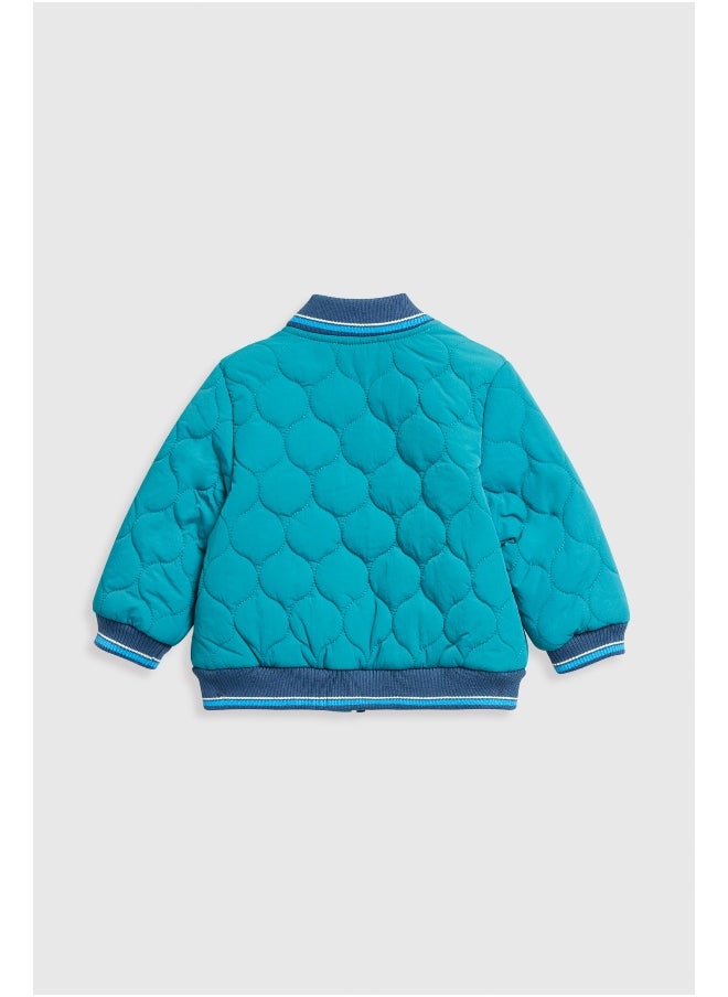 mothercare - Quilted Bomber Jacket - Image 1