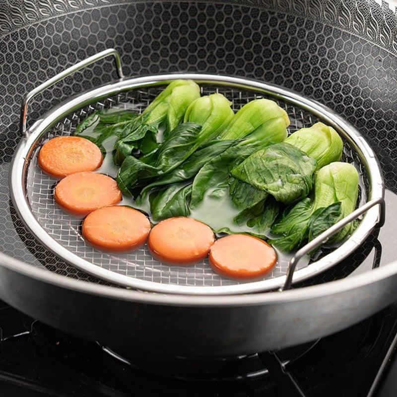 Stainless Steel Deep Fry Basket with Double Handles 22Cm for Snacks and Food Straining - Image 5