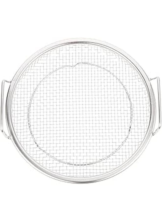 Stainless Steel Deep Fry Basket with Double Handles 22Cm for Snacks and Food Straining - Image 1