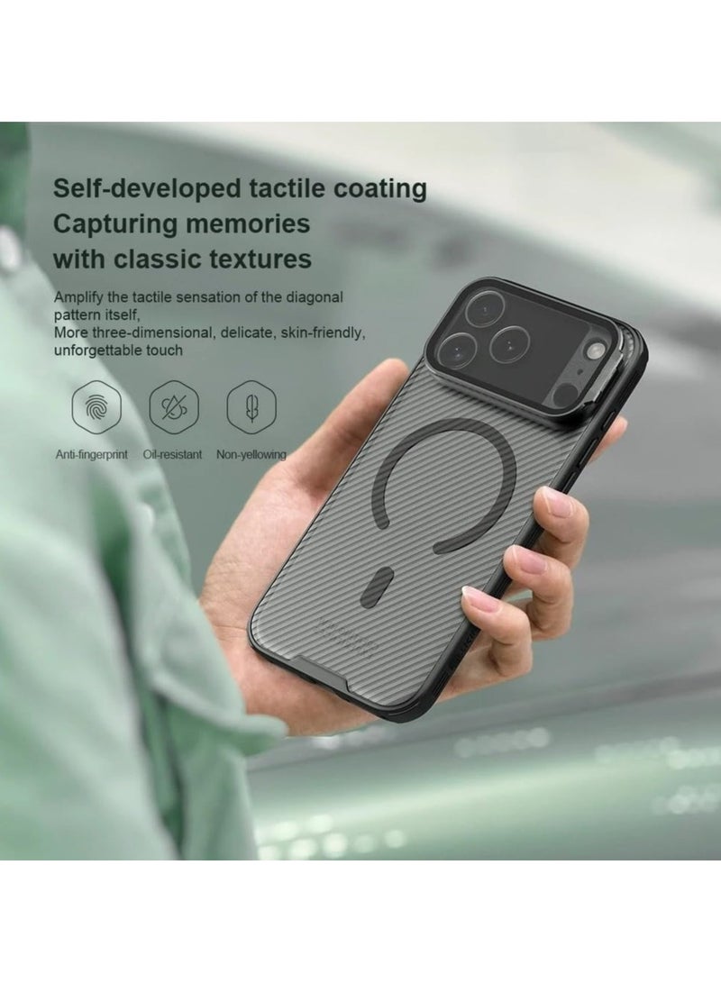 general iPhone 17 Pro Max Magnetic Case with Wireless Charging Support Transparent Camera Lens Cover & Mount Ultra-Clear Design Shockproof Back Cover - Image 4