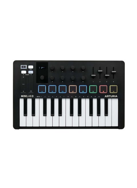 Arturia MiniLab 3 25 Slim-key Controller Black
