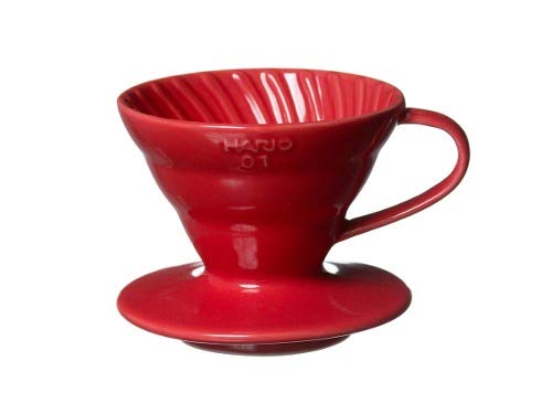 Hario V60 Plastic Coffee Dripper, Size 01, Red - Image 4