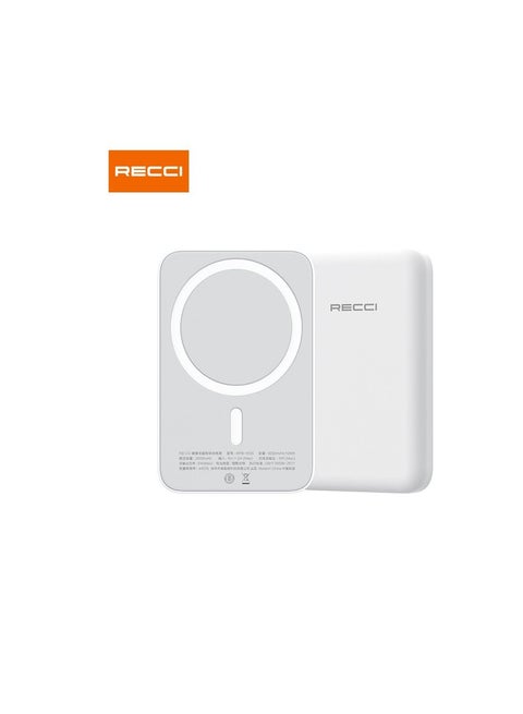 RPB-W05 Wireless Power Bank Get Rid of Wires Wireless magnetic power bank with 5000 mAh battery capacity, fast auto charging with 5 watt power, fits various devices with Lightning input.
