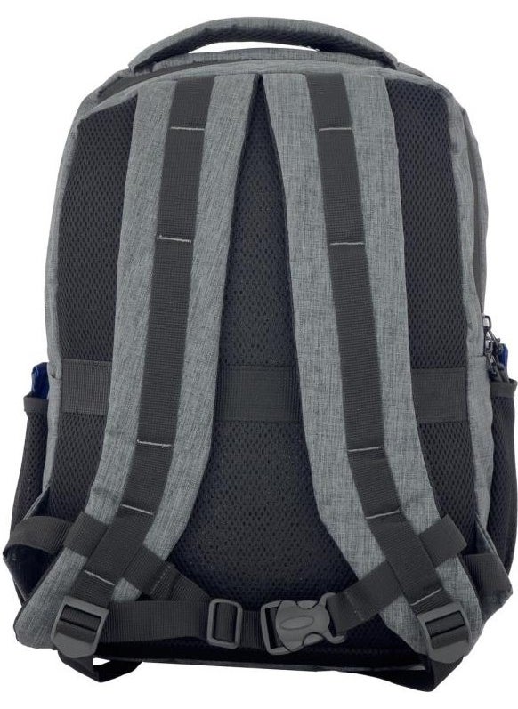 Louisiana Polo 3 Compartment School Backpack with Laptop Compartment Gray 2140  - Image 3