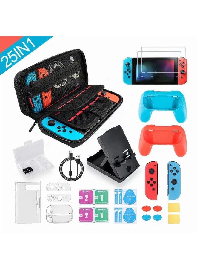 Nintendo Switch Game Console Protective Case Stand Card Box Controller Storage Bag Large Set Digital Computer/game Console Shell-Model:switch Suit 02
