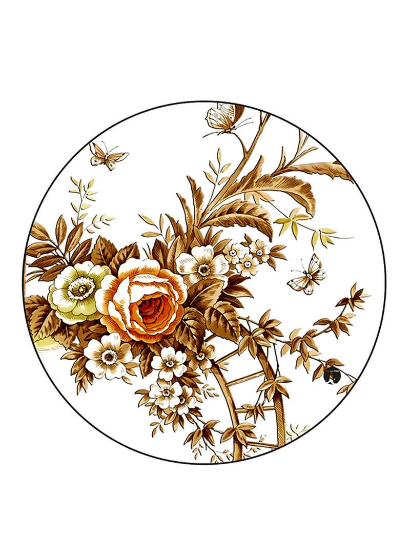 Flowers Printed Mouse Pad Multicolour