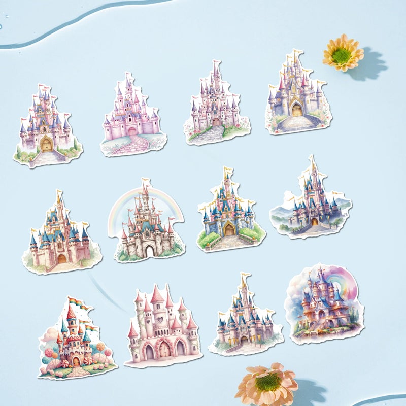 HemerVows Cruise Door Decorations Magnetic, 12 Pcs Princess Castle Cruise Door Magnets, Cruise Magnets for Door Decoration Vacation Fridge - Image 4