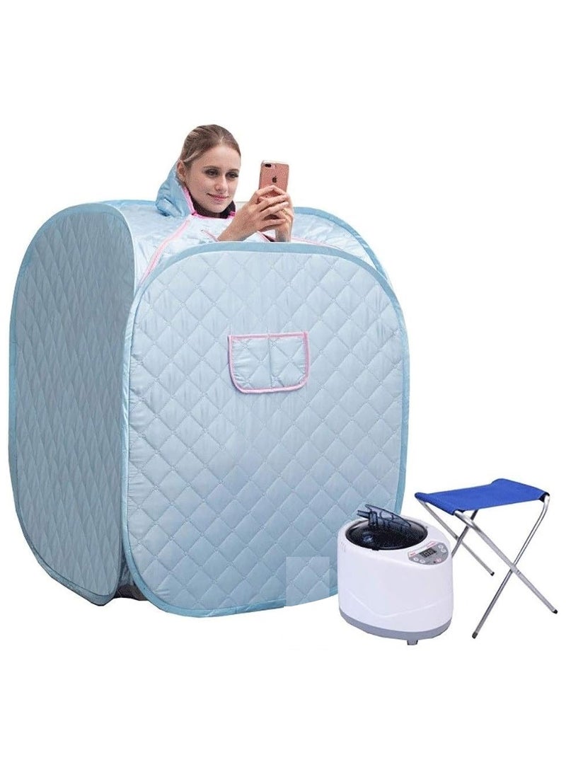 DubaiGallery ساونا بخار شخصية محمولة، خيمة ساونا متعددة الوظائف صندوق ساونا صغير للاسترخاء في المنزل - Image 2