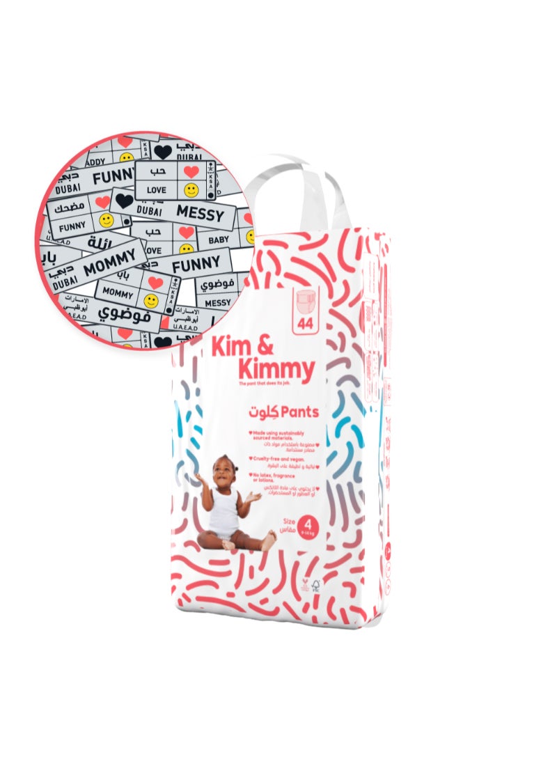 Kim & Kimmy Baby Size 4 Pants Diapers 9 To 14Kg 44 Diapers - Image 5