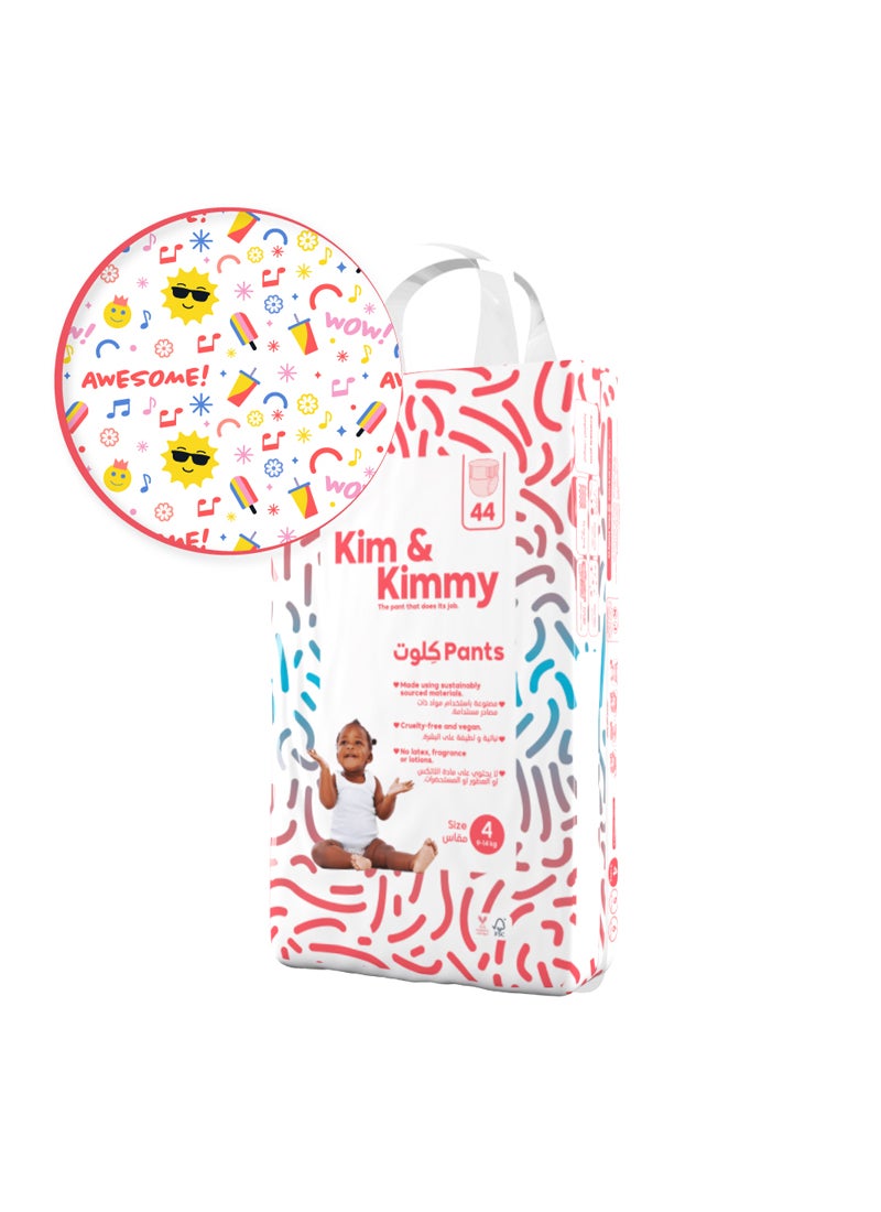 Kim & Kimmy Baby Size 4 Pants Diapers 9 To 14Kg 44 Diapers - Image 4