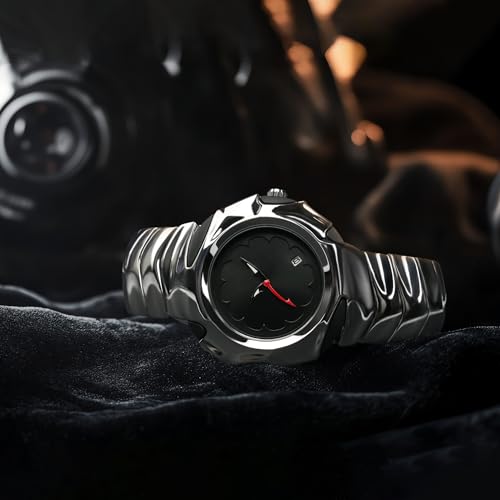 BARAMON ساعات بارامون الفريدة للرجال - ساعة يد أنيقة مستقبلية قابلة للجمع للرجال، ساعة تناظرية كوارتز، ساعة مقاومة للماء، ساعة موضة للرجال - Image 4