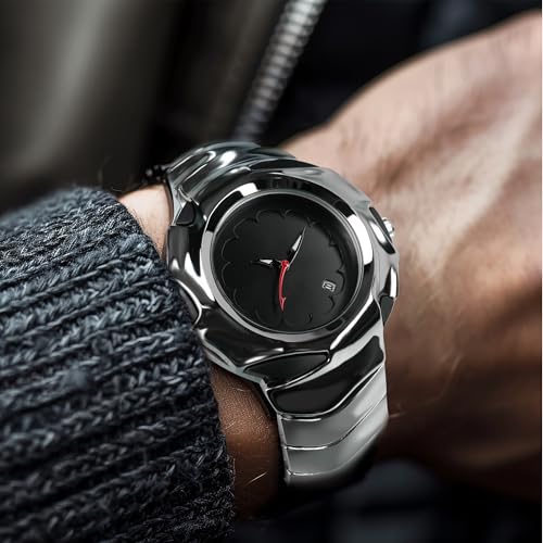 BARAMON ساعات بارامون الفريدة للرجال - ساعة يد أنيقة مستقبلية قابلة للجمع للرجال، ساعة تناظرية كوارتز، ساعة مقاومة للماء، ساعة موضة للرجال - Image 5