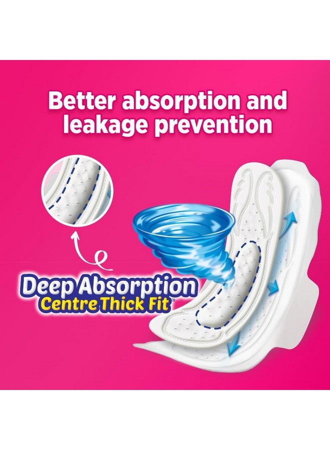 صوفي فوط صحية نسائية طويلة للغاية مضادة للبكتيريا من سوفي، مقاس كبير جدًا، عبوة من 28 قطعة - Image 5