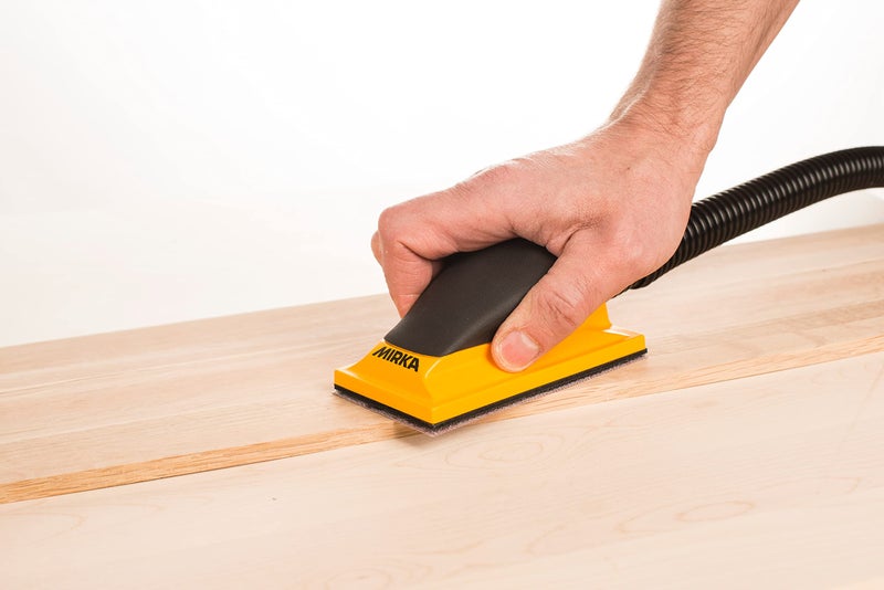 Mirka Hand Sanding Block 2.75" x 5" / Dust-Free Sanding 13 Holes/Hook and Loop / MVHB35 - Image 5
