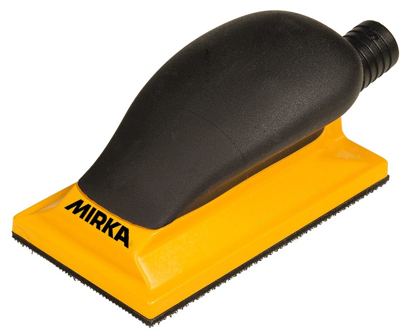 Mirka Hand Sanding Block 2.75" x 5" / Dust-Free Sanding 13 Holes/Hook and Loop / MVHB35 - Image 1