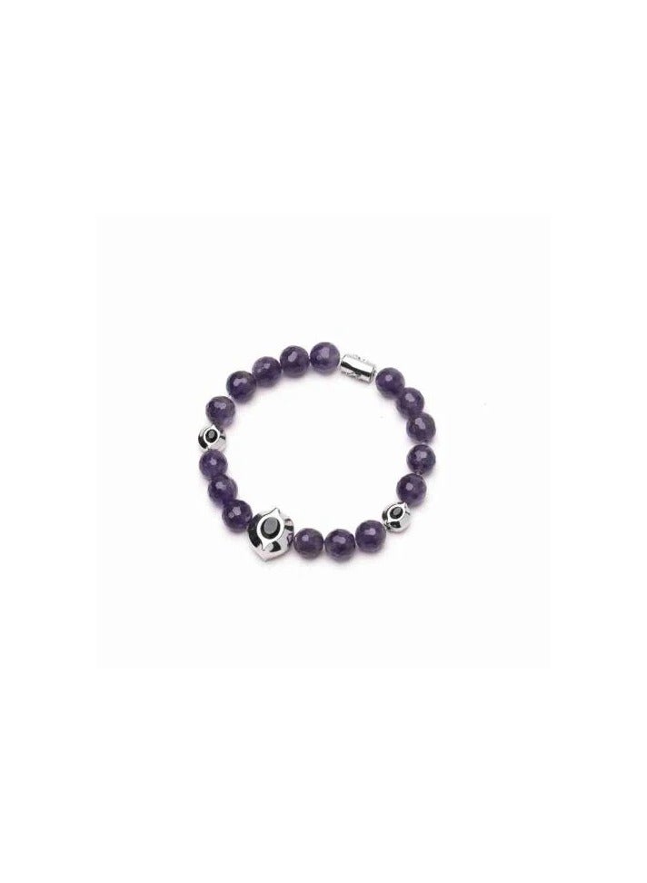 Oswa Luxury Bracelet for Women by OSWA Purple Stones Souvenir & Jewelry Gift Delivered in Luxury Box - Image 2