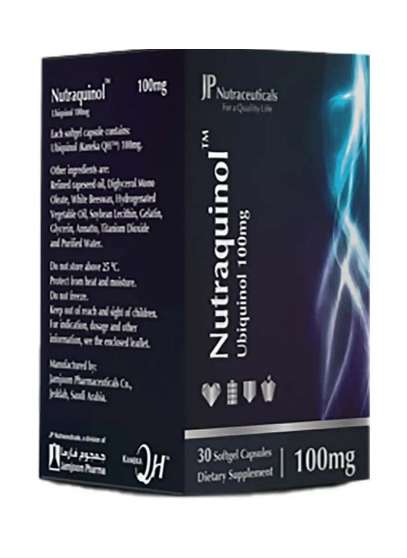 JP Neutraceuticals Nutraquinol Co-Q10 100 mg 30 Tablets  - Image 1