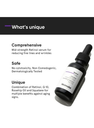 Anti Aging Retinol 0.6% Mid-Strength Face Serum For Men And Women | Reduces Fine Lines And Wrinkles - view 4