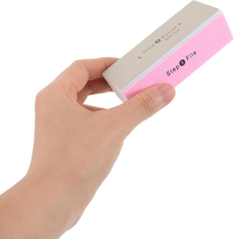 FAVOMOTO 10pcs Nail Sanding Blocks and Polishing Buffers Rectangular Fine Grit Manicure File Blocks for Natural Nails for Travel and Everyday Hand Foot Care - Image 4