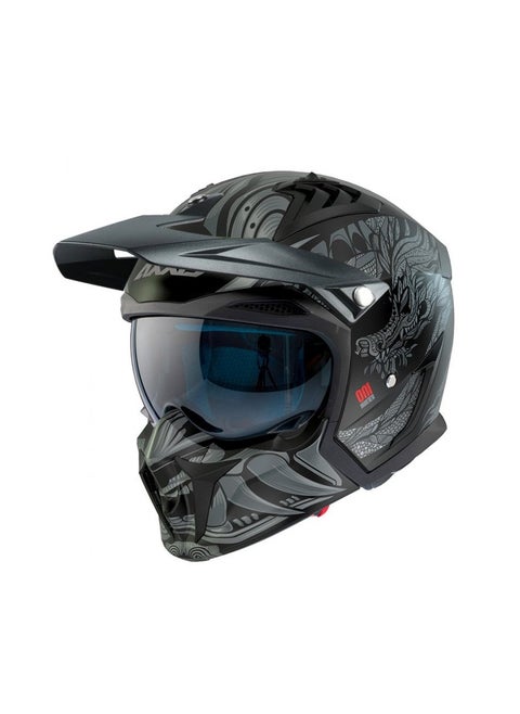 AXXIS 980 Hunter SV Oni Matt Gray helmet gray matte