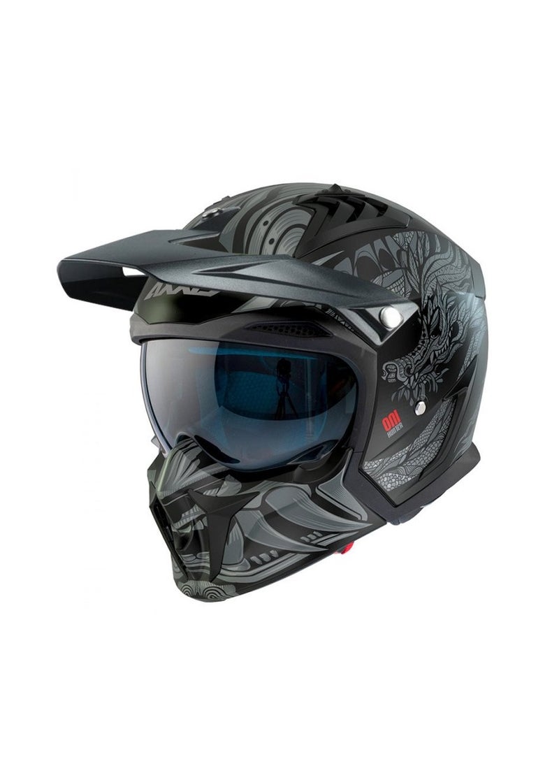 AXXIS AXXIS 980 Hunter SV Oni Matt Gray helmet gray matte  - Image 1