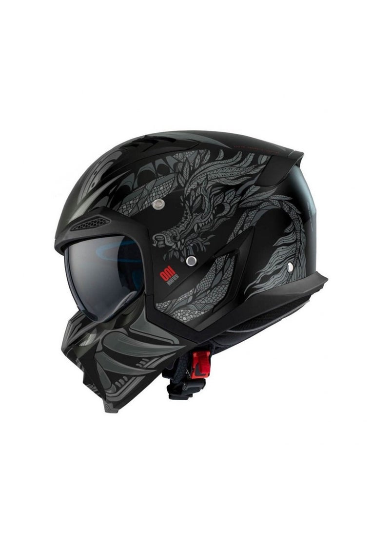AXXIS AXXIS 980 Hunter SV Oni Matt Gray helmet gray matte  - Image 2