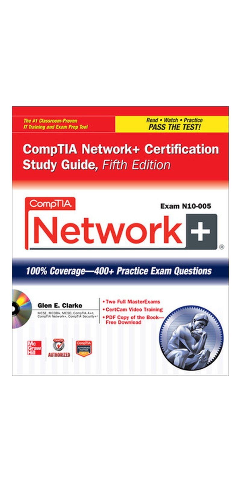 CompTIA Network+ Certification Study Guide, 5th Edition (Exam N10-005) (CompTIA Authorized) | Authored by Glen E. Clarke, Clarke | Paperback | 5th ed. (Exam N10-005) | Published by McGraw-Hill Professional