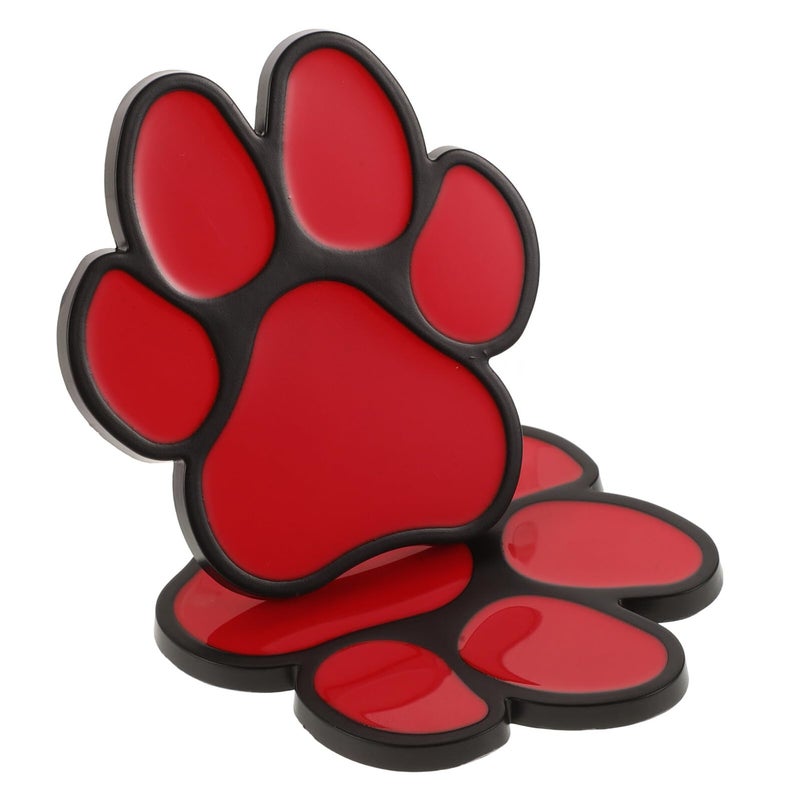 3D Paw Car Stickers 2 Pieces Adhesive Decal For Vehicle Exterior Decor - Image 2