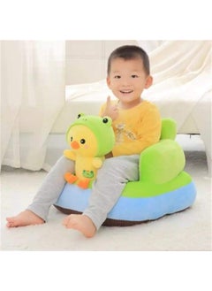 VAISHNO Vaishno Baby Soft Plush Cushion Baby Sofa Seat Or Rocking Kids Room Decoration Soft Toys Use for Baby 0 to 3 Years Twity Shape Green  - Image 2