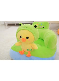 VAISHNO Vaishno Baby Soft Plush Cushion Baby Sofa Seat Or Rocking Kids Room Decoration Soft Toys Use for Baby 0 to 3 Years Twity Shape Green  - Image 4