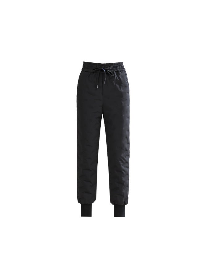 White Down Pants Women's Outer Wear High Waist Slimming Boot Pants Thickened Warm Duck Down Cotton Pants Winter Fashion Pants - Image 5