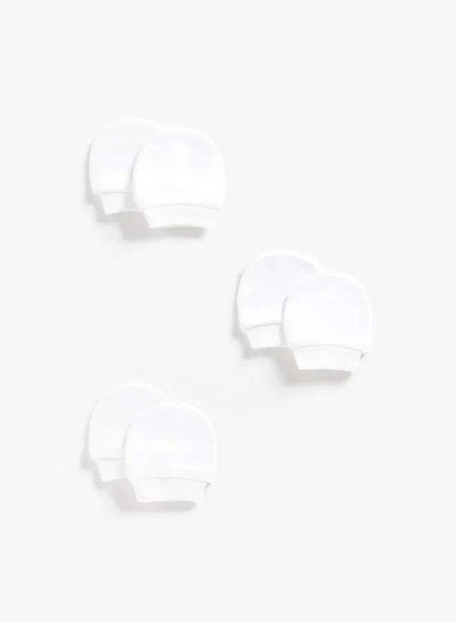 مذركير قفازات أطفال بيضاء  قطع