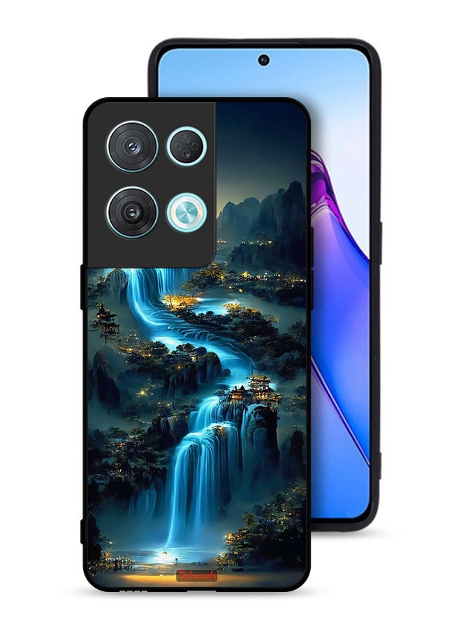 Tolwak غطاء حماية أوبو رينو 8 برو 5G فن شلال - Image 1