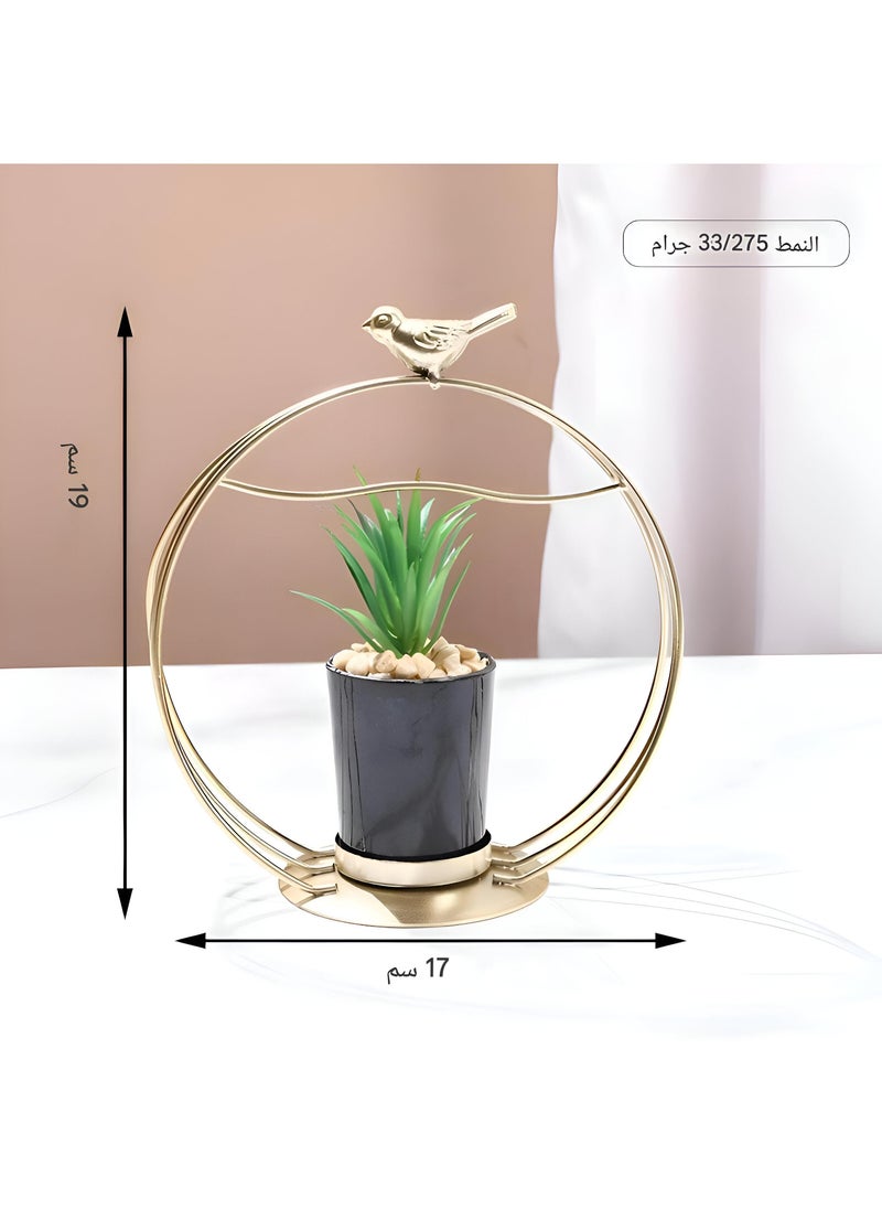 Generic Metal Flower Vase With Intricate Vintage Wheel Design - Perfect For Decorating Living Spaces And Celebrating Special Events Such As Weddings, Christmas, And Romantic Dinners  - Image 3